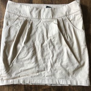 Massimo Stretch Khaki Skirt - Size 2